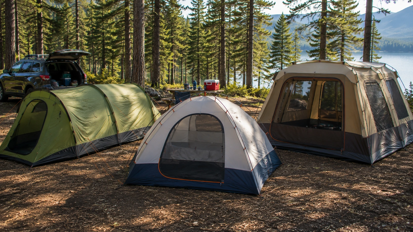 Best Camping Tent for Beginners Beginner-friendly camping tent set up at a campsite